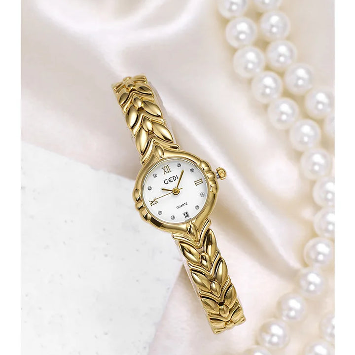 Ladies Fashion Watch Elegant Quartz Wristwatch for Women Stylish Timepiece with Adjustable Clasp