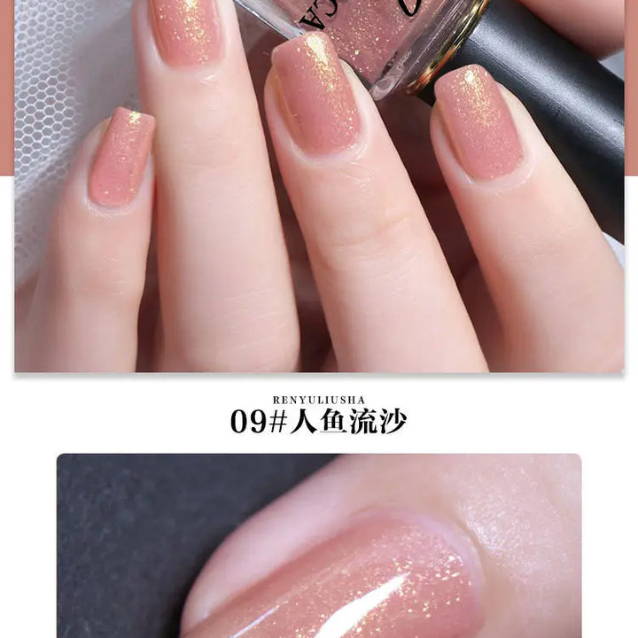 Glitter Nail Polish Cruelty-free Quick Dry Nail Varnish Enamel