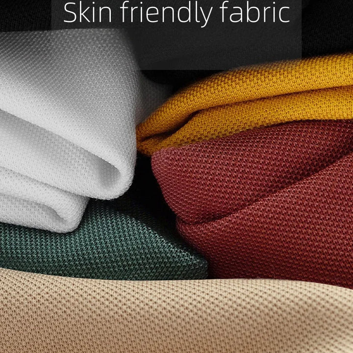 Men's Fashion 2025 Short sleeved Summer Polo Shirt High end Design Exquisite Ice Silk Embroidered Breathable T-shirt