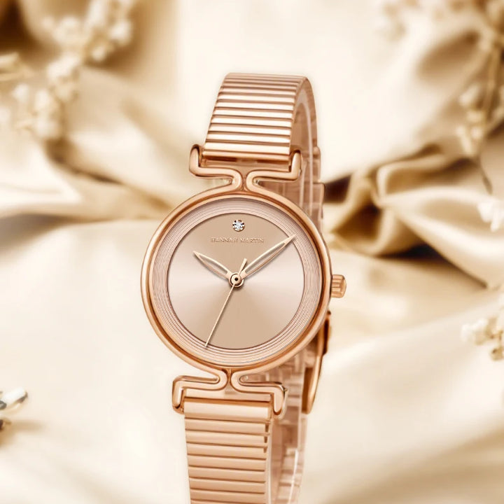 2025 New Women's Watch Top Brand Leisure Fashion 29mm Mini Dial Stainless Steel Mesh Strap Nordic Simple 3Bar Waterproof Watches