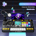 Kid Musical DJ Mixer with Microphone Electronic Keyboard Bluetooth DJ Turntable Console Junior Music Instrument Educational Toy