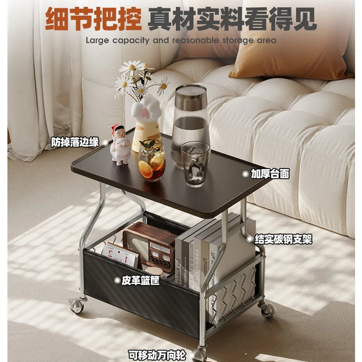 Modern Mobile Side Table Beauty Trendy Exquisite Glamour Coffee Table Luxury Elegant Mesa De Centro Sala Living Room Furniture