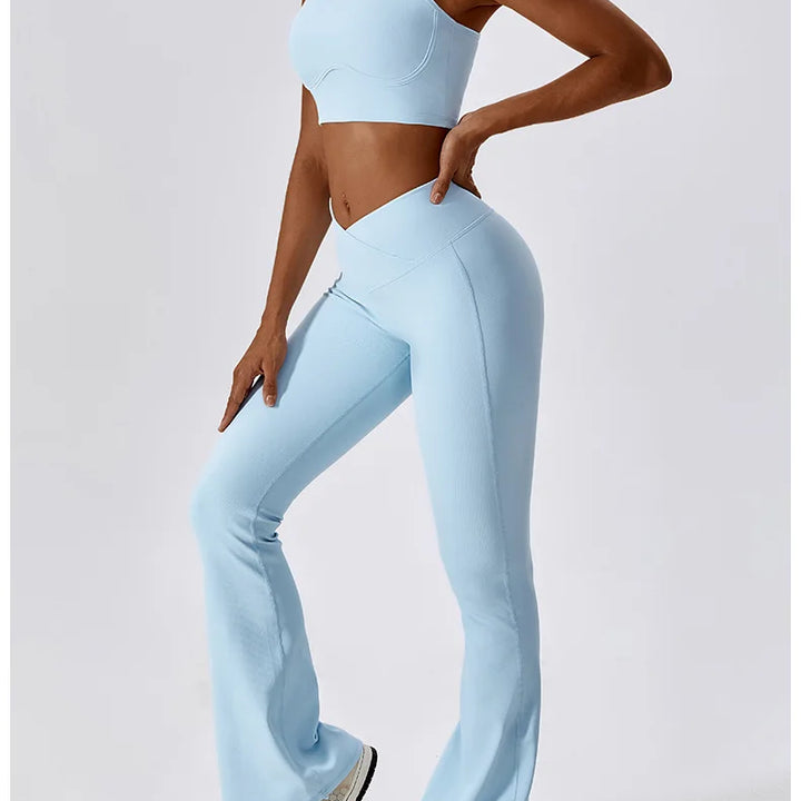 Women Seamless Rib Yoga Bra Female Fitness Crop Top Workout Gym Push Up Training Bra Athletic Back Hollow Yoga Vest Sportswear