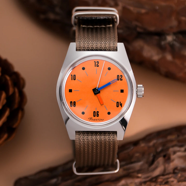 7120 Hand-Wind Mechanical Watch Men 36mm Retro Business Timepiece Classic Simple Couple watch