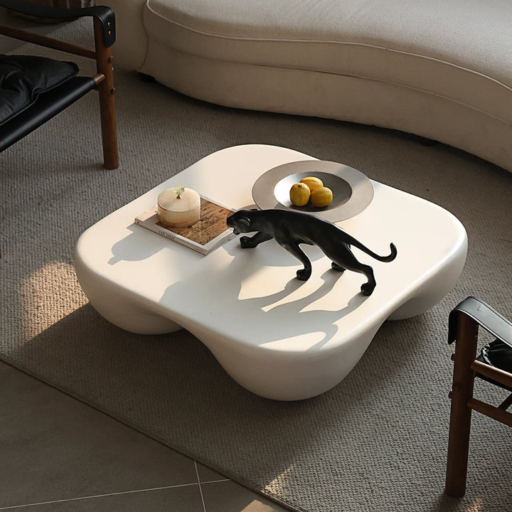 Square Nordic Coffee Table Design Modern Beauty Minimalist Coffee Table Trendy French Table Basse Salon Furniture Living Room