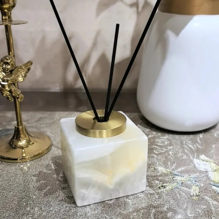 Square Aromatherapy Bottle Round Empty Display Decor Bathroom Aromatherapy Bottle Luxury Living Room Hotel Home Decoration