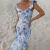 WhereMery Fashion Floral Printed Maxi Dresses Sexy Off Shoulder Backless Halter Long Dress Elegant Autumn Women Evening Vestidos