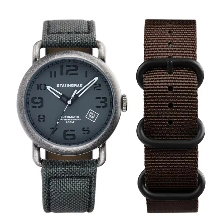 2025 New Adventure Ready 42mm Men's Watch 8215 Movement 316L Steel Crystal Luminous Markers 100M Waterproof Timepiece watch for