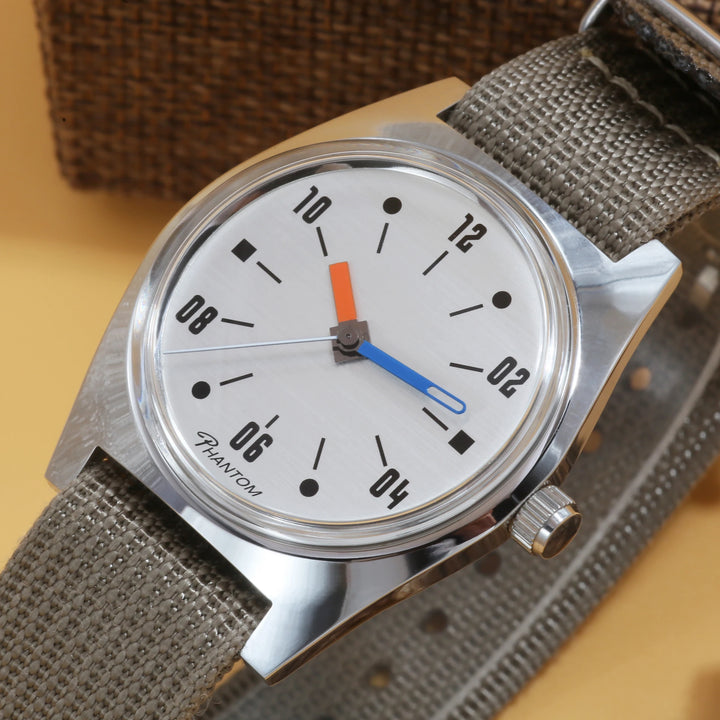 7120 Hand-Wind Mechanical Watch Men 36mm Retro Business Timepiece Classic Simple Couple watch