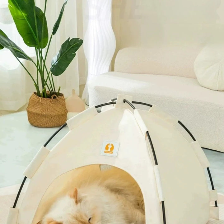 Pet Tent bed mats Breathable Collapsible Outdoor Firm and Durable Cat Nest Semi-enclosed Design Pet Products Supplies