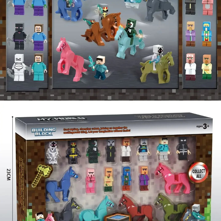 *Juego Compatible mercancía rompecabezas montaje muñeca modelo muñeca figura ornamento dinosaurio modelo juguete pequeño regalo