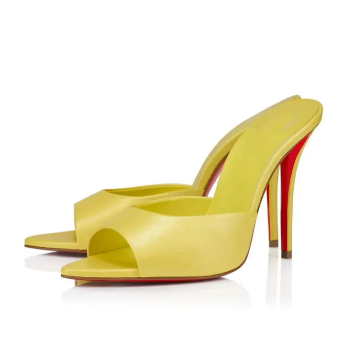 Shoes for Women New Pointed Open Toe Roman Sandals Metal Sexy Women's Shoes Outdoors Slippers 10.5 Cm Women Sandals  sandálias