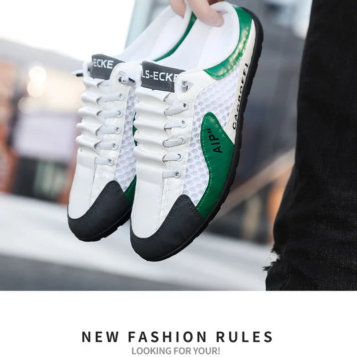 Men's Fashion Soft-soled Half Slippers Men Summer Trendy Bottom Casual Shoes Breathable Slip-on Shoes Sneakers Zapatos De Hombre
