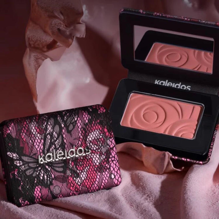 Kaleidos Blush Palette Makeup Waterproof Matte Finish For Cheek Facial Blusher On Vegan Korean Cosmetics Cruelty Free