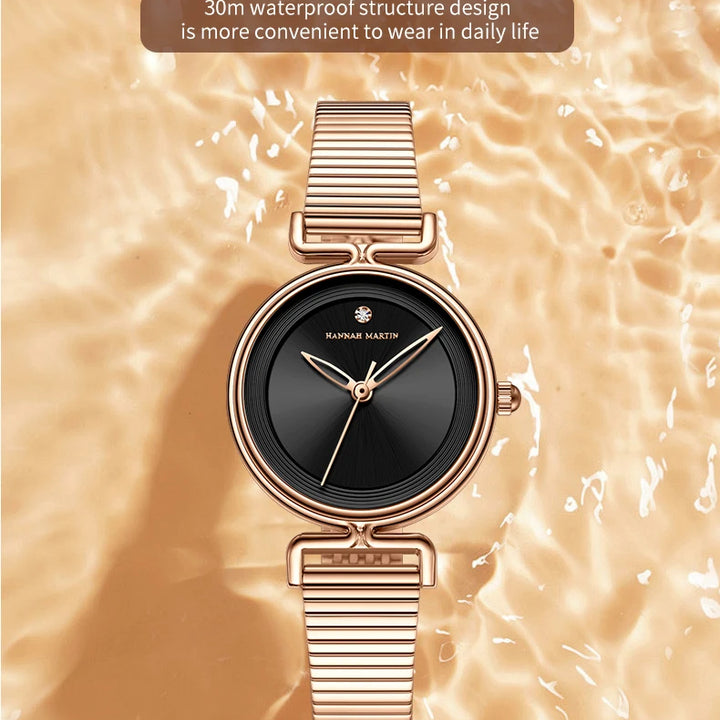 2025 New Women's Watch Top Brand Leisure Fashion 29mm Mini Dial Stainless Steel Mesh Strap Nordic Simple 3Bar Waterproof Watches