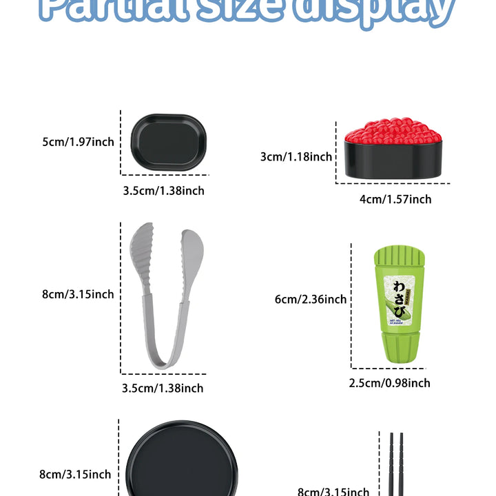 Children's toys: Pretend play, barbecue, fast food, pizza, sushi, afternoon tea, desserts, kitchen food, toy sets