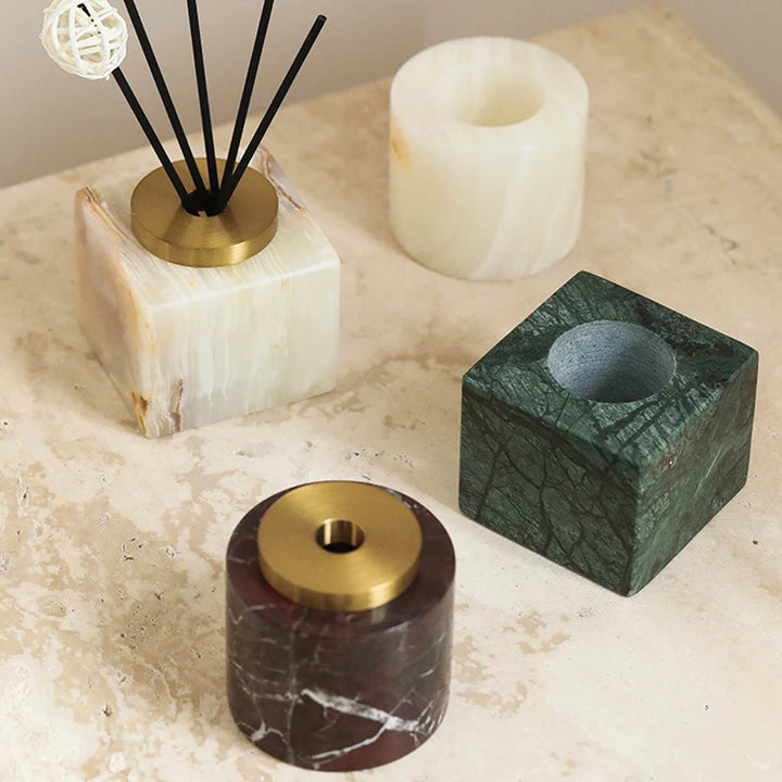 Square Aromatherapy Bottle Round Empty Display Decor Bathroom Aromatherapy Bottle Luxury Living Room Hotel Home Decoration