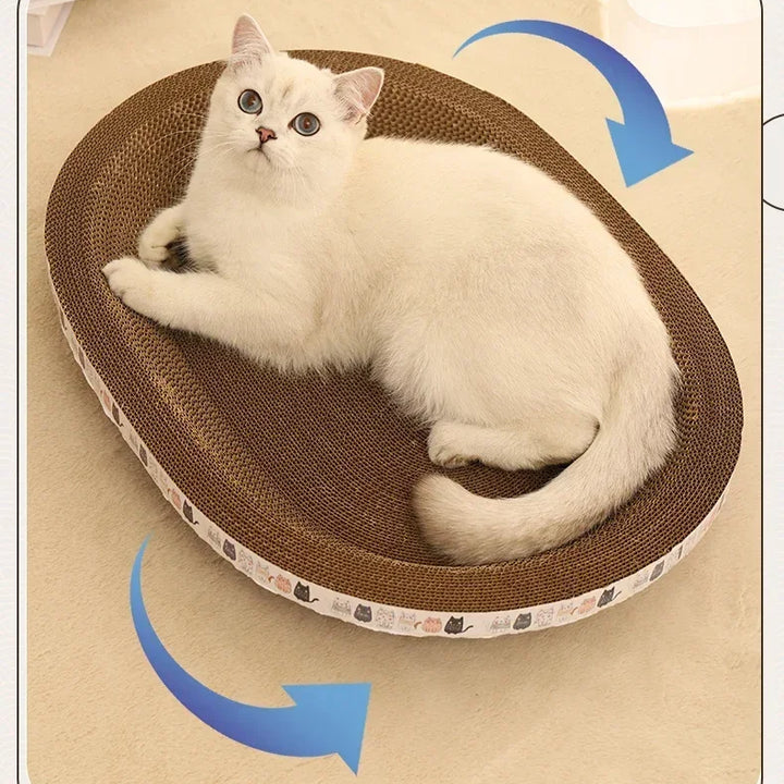 Cat Interactive Toy Rascador Para Gatos Cat Scratching Board Cat Scratcher Corrugated Cardboard Claw Grinding Cat Bed Nest