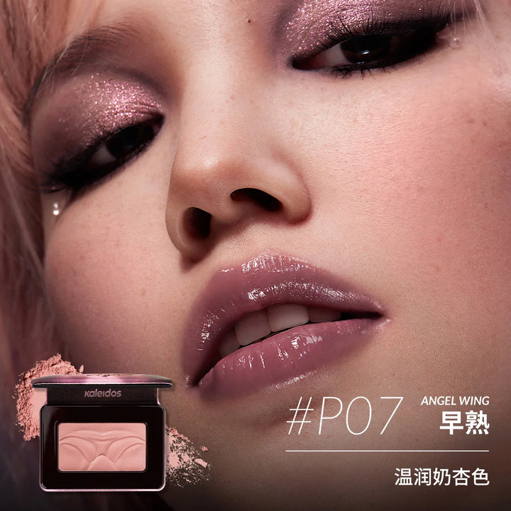 Kaleidos Blush Palette Makeup Waterproof Matte Finish For Cheek Facial Blusher On Vegan Korean Cosmetics Cruelty Free