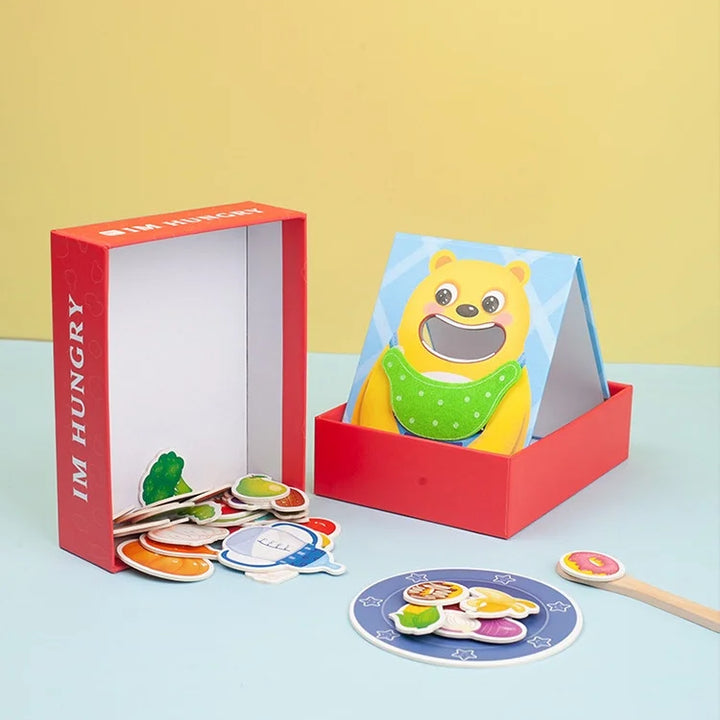 Parent-Child Interaction Play House Simulation Feeding Game Early Childhood Education Fine Motor Educational Toys