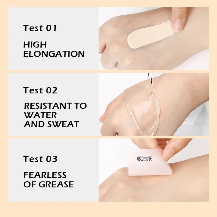 MACKANDY Serum Liquid Foundation Long-lasting Makeup, Full Coverage with Matte Finish, Radiant Formula for All Skin Types Vegan