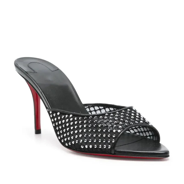 Shoes for Women New Pointed Open Toe Roman Sandals Metal Sexy Women's Shoes Outdoors Slippers 10.5 Cm Women Sandals  sandálias