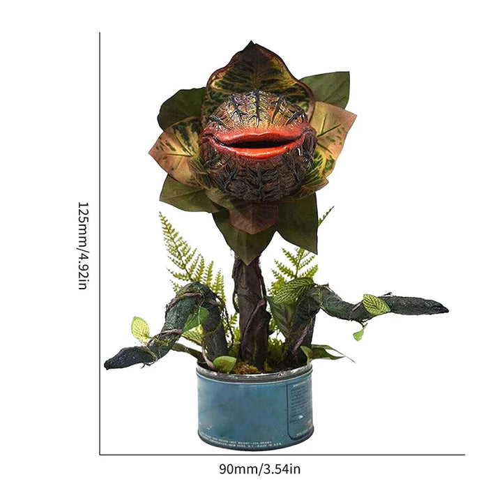 Piranha Flower Ornament Beautifully Durable Unique Whimsical Decorative Resin Sculptures For Carnivorous Plant Lovers Lifelike