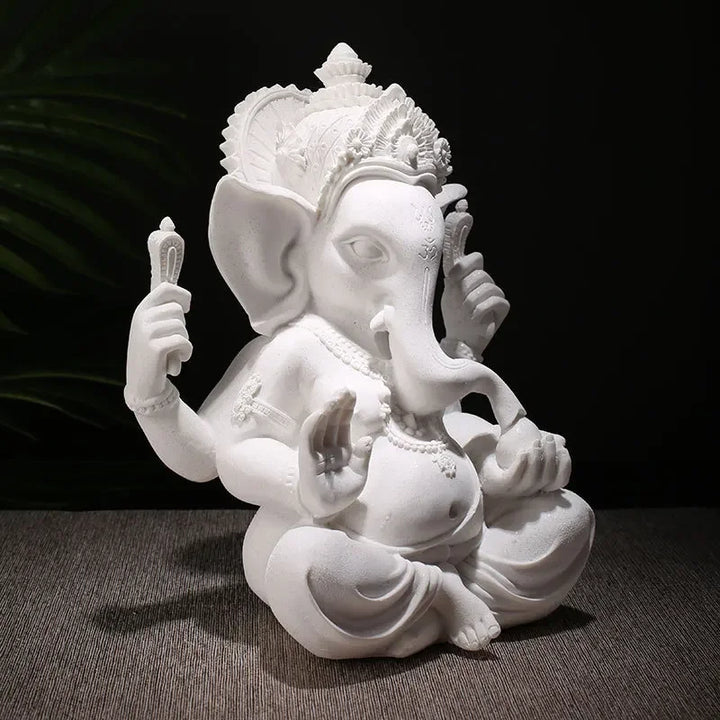 Resin Indian Ganesha Shiva God Statue Sai Baba of Shirdi Sculpture Lord Hanuman Hindu Buddha Religious Fengshui Home Decor