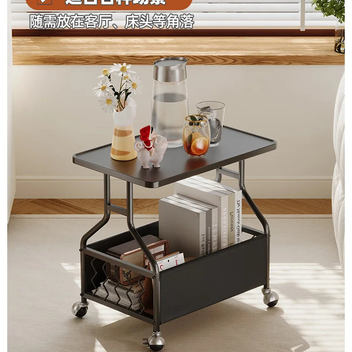 Modern Mobile Side Table Beauty Trendy Exquisite Glamour Coffee Table Luxury Elegant Mesa De Centro Sala Living Room Furniture