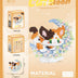 Mini Dog Cat panda raccoon Cute Pet Small Building Block Model Series Ornaments Children's Toy Christmas Birthday Gifts for Kids