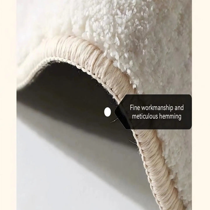 Imitation cashmere floor mat cute pug pet special-shaped home blanket bedroom carpet