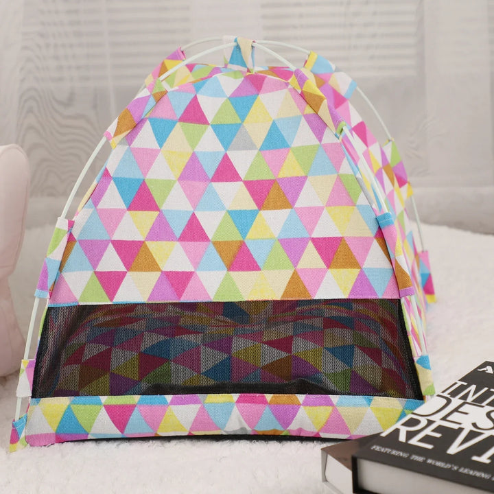 Pet Tent Bed Cats House Supplies Products Accessories Warm Cushions Furniture Sofa Basket Beds Winter Clamshell Kitten Tents Cat
