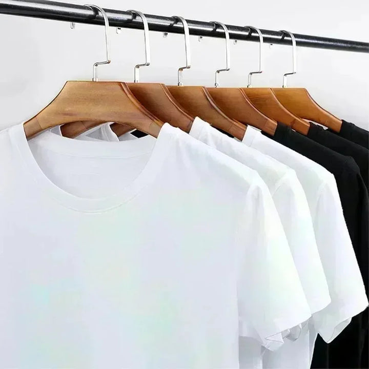 Men's 2025 Summer Fashion Funny Printed T-Shirts Beach Breathable Funny Clothing Oversize Casual Cotton Tops Mans Short Sleeve