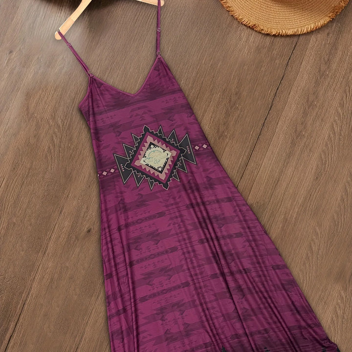 Women's Fashion Dresses Women's Fashion Western Style Printed Dresses Women's Fashion Western Style V-Neck Dresses